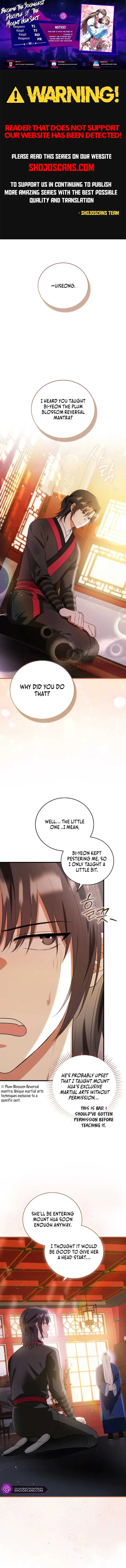 I Became The Youngest Disciple of The Mount Hua Sect Chapter 10 – Page 1