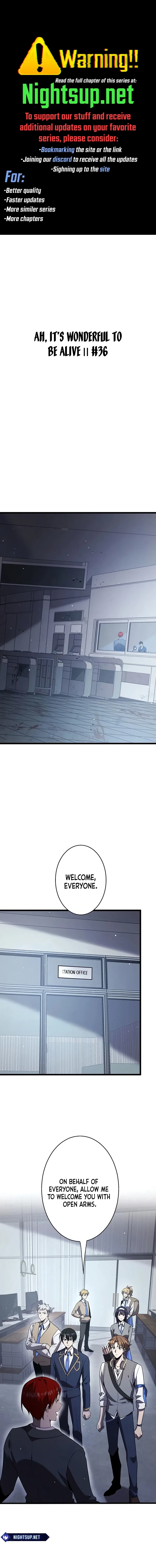 Ah, It’s Wonderful to Be Alive Chapter 36 – Page 1