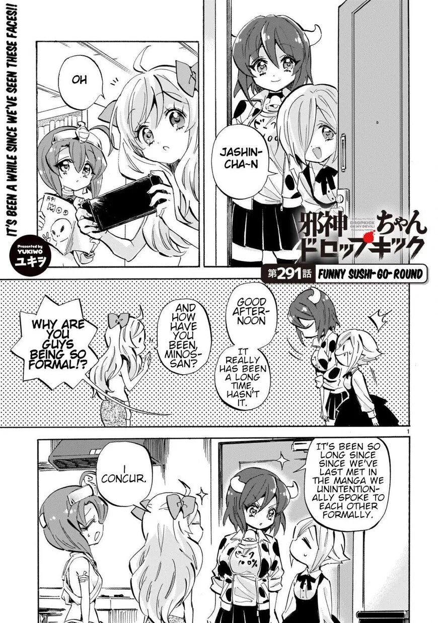 Jashin-chan Dropkick manga Chapter 297 – Page 1