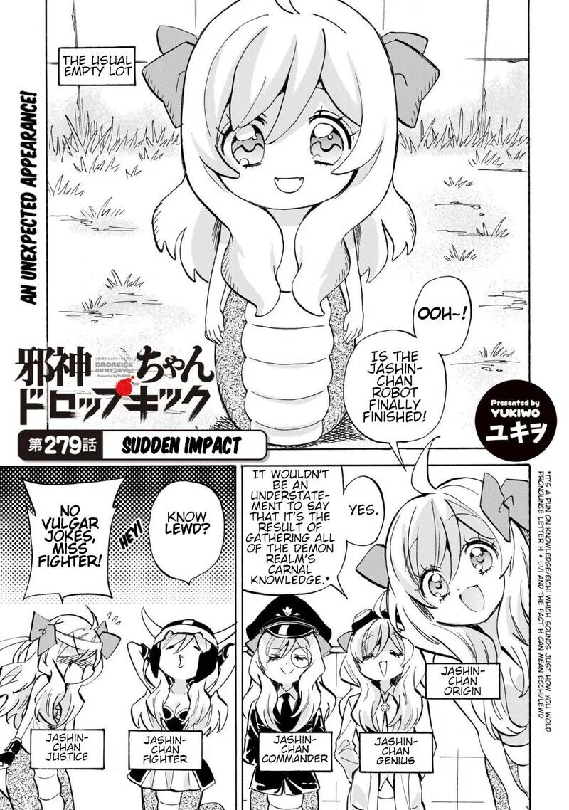 Jashin-chan Dropkick manga Chapter 284 – Page 1