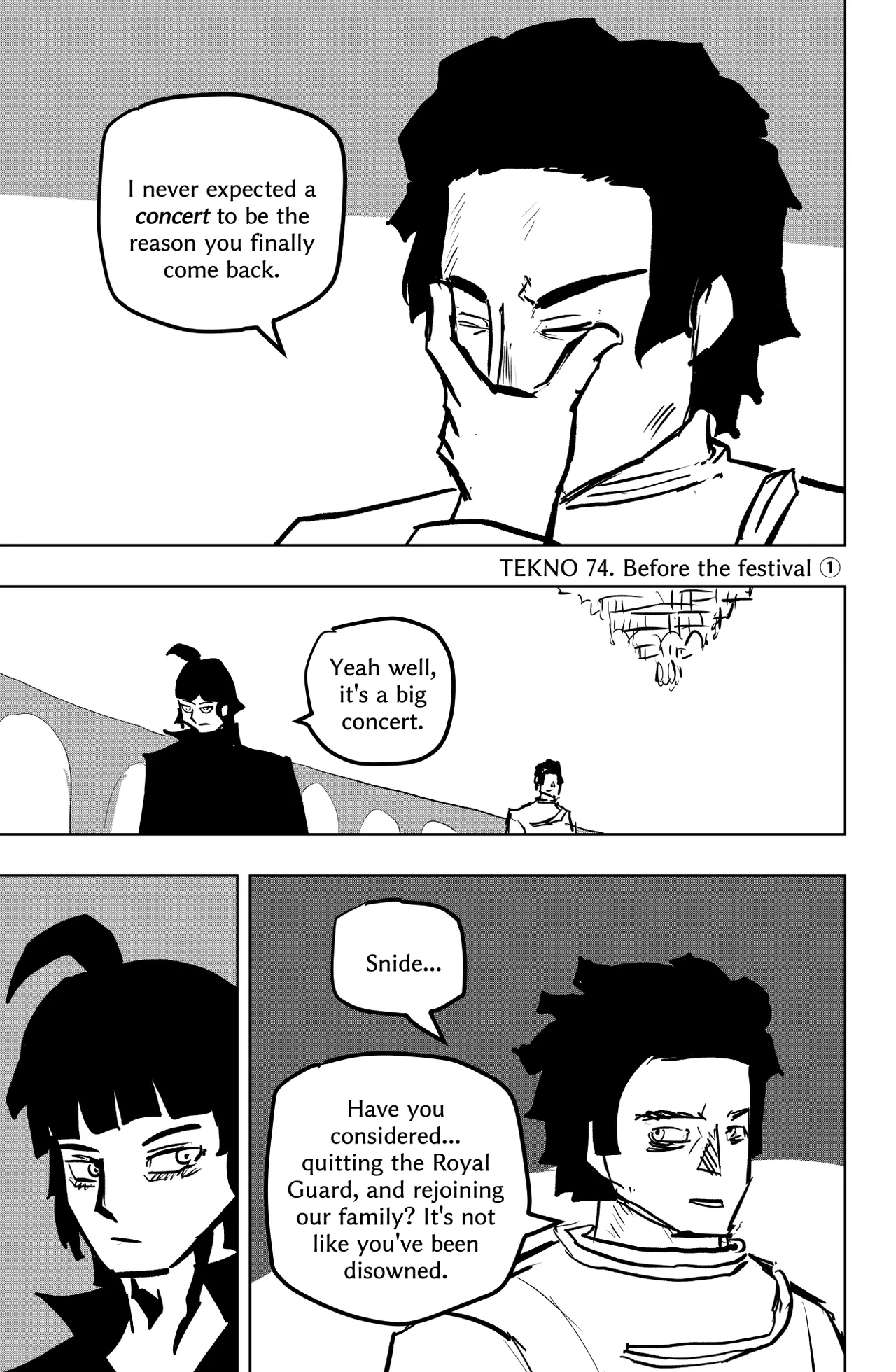 TEKNO: Sci-Fi Shonen Manga! Chapter 74 – Page 1
