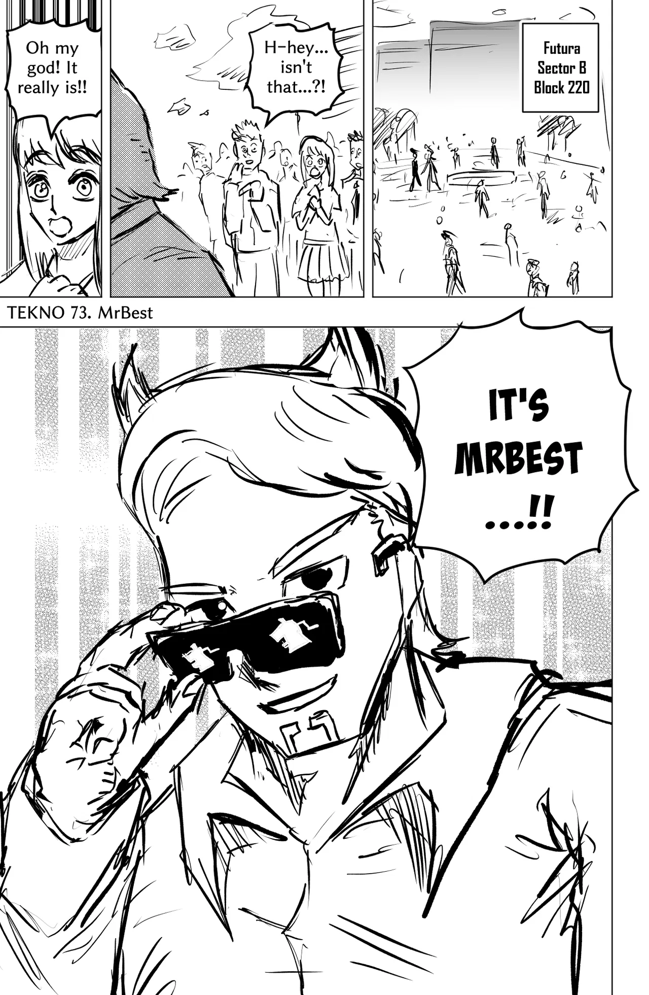 TEKNO: Sci-Fi Shonen Manga! Chapter 73 – Page 1