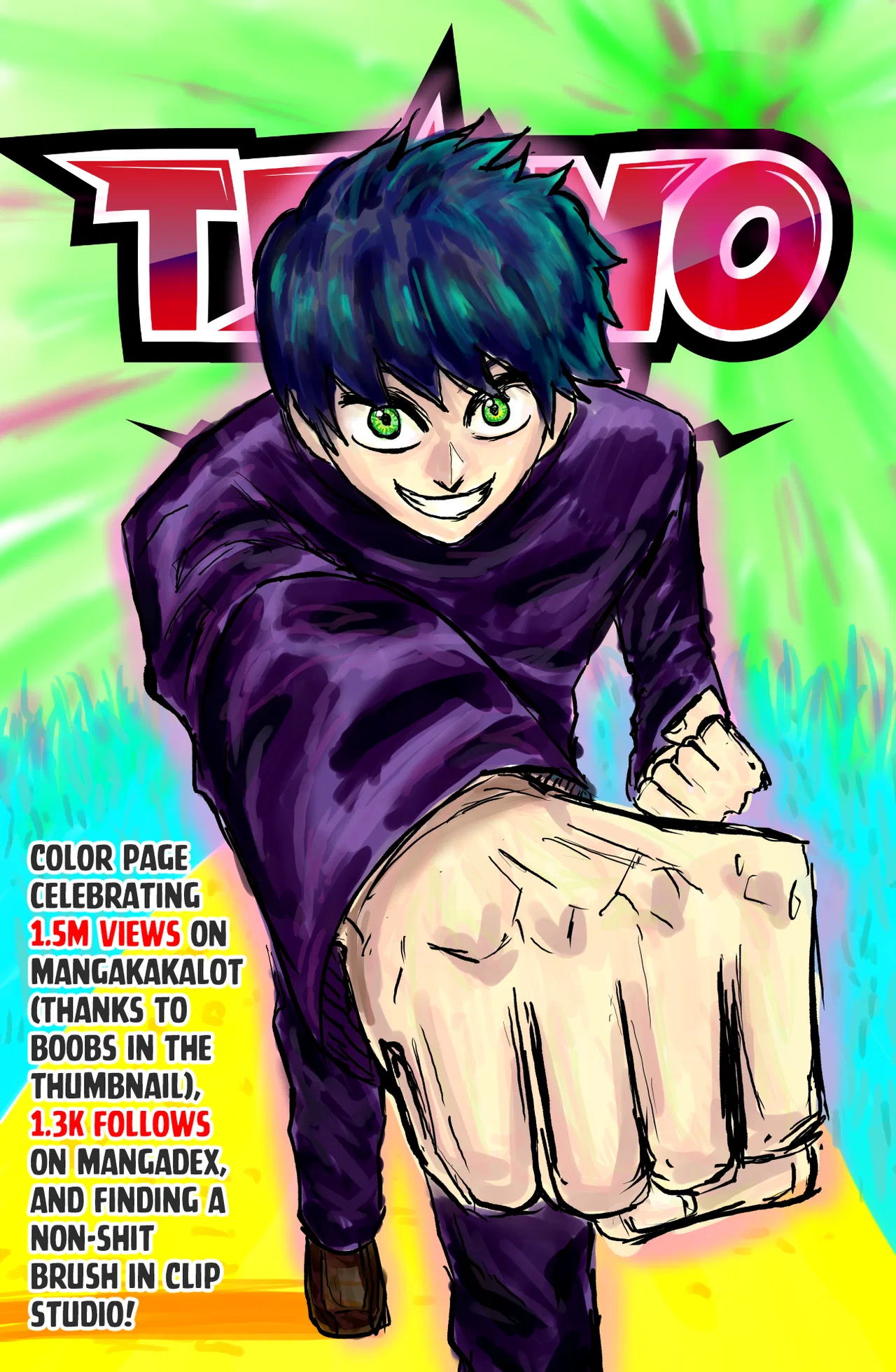 TEKNO: Sci-Fi Shonen Manga! Chapter 57 – Page 1