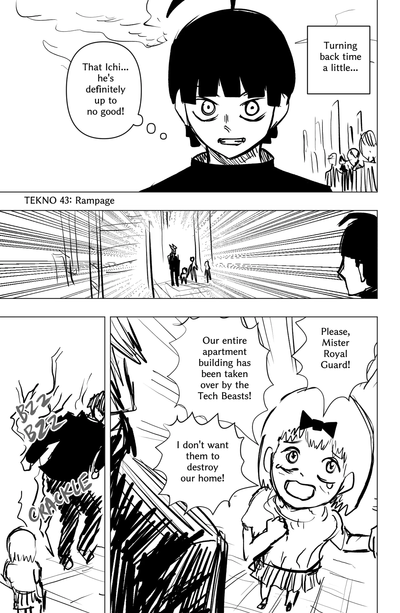 TEKNO: Sci-Fi Shonen Manga! Chapter 43 – Page 1