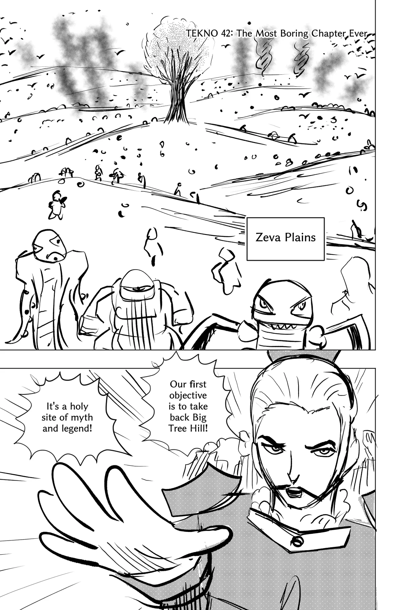TEKNO: Sci-Fi Shonen Manga! Chapter 42 – Page 1
