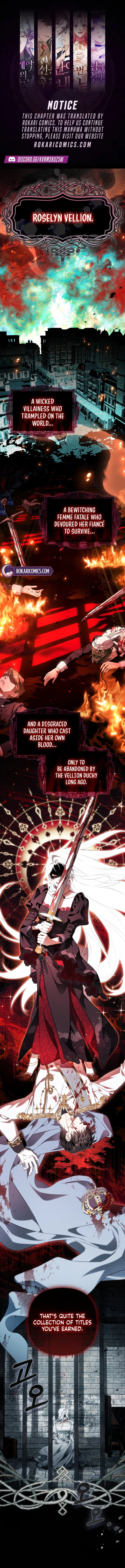 The Villainess Delinquent Has Returned Chapter 1 – Page 1