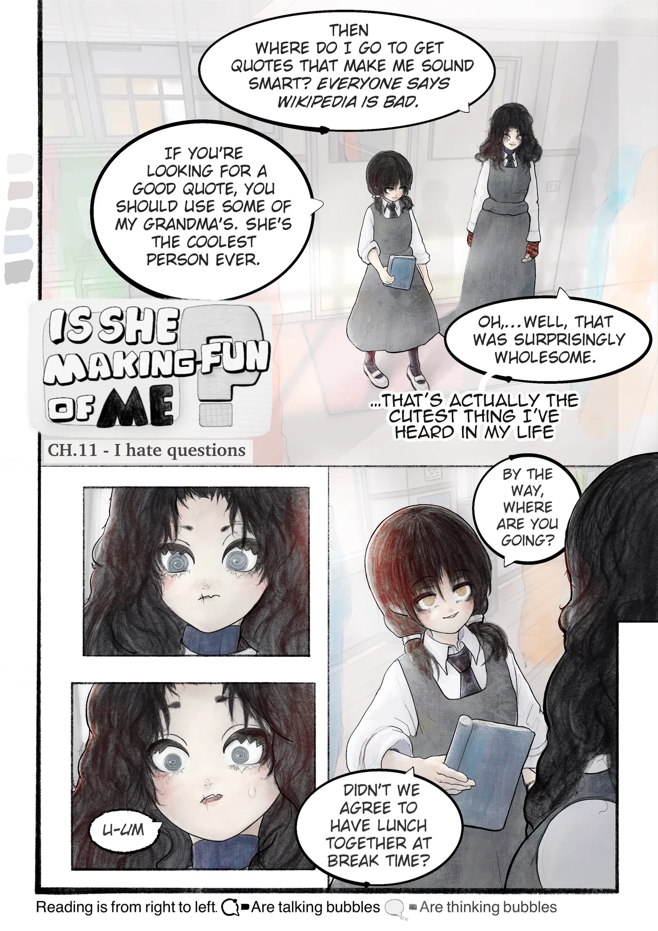 Is She Making Fun of Me? Chapter 11 – Page 1