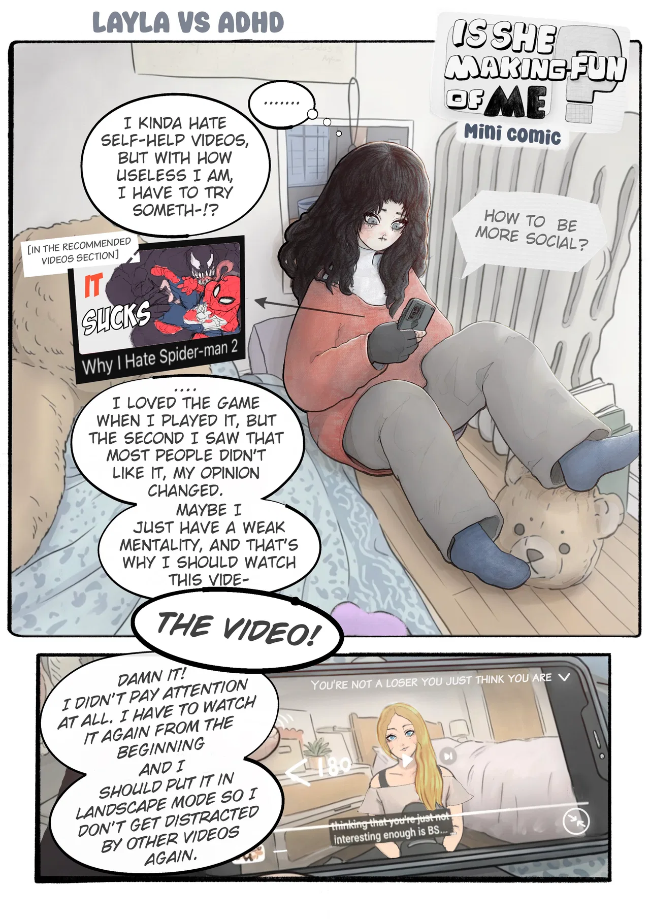 Is She Making Fun of Me? Chapter 9.5 – Page 1
