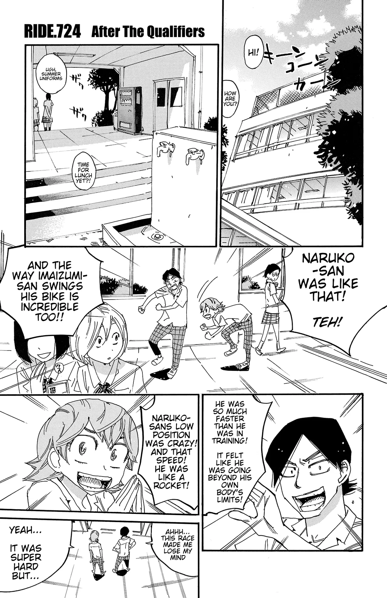 Yowamushi Pedal Chapter 724 – Page 1