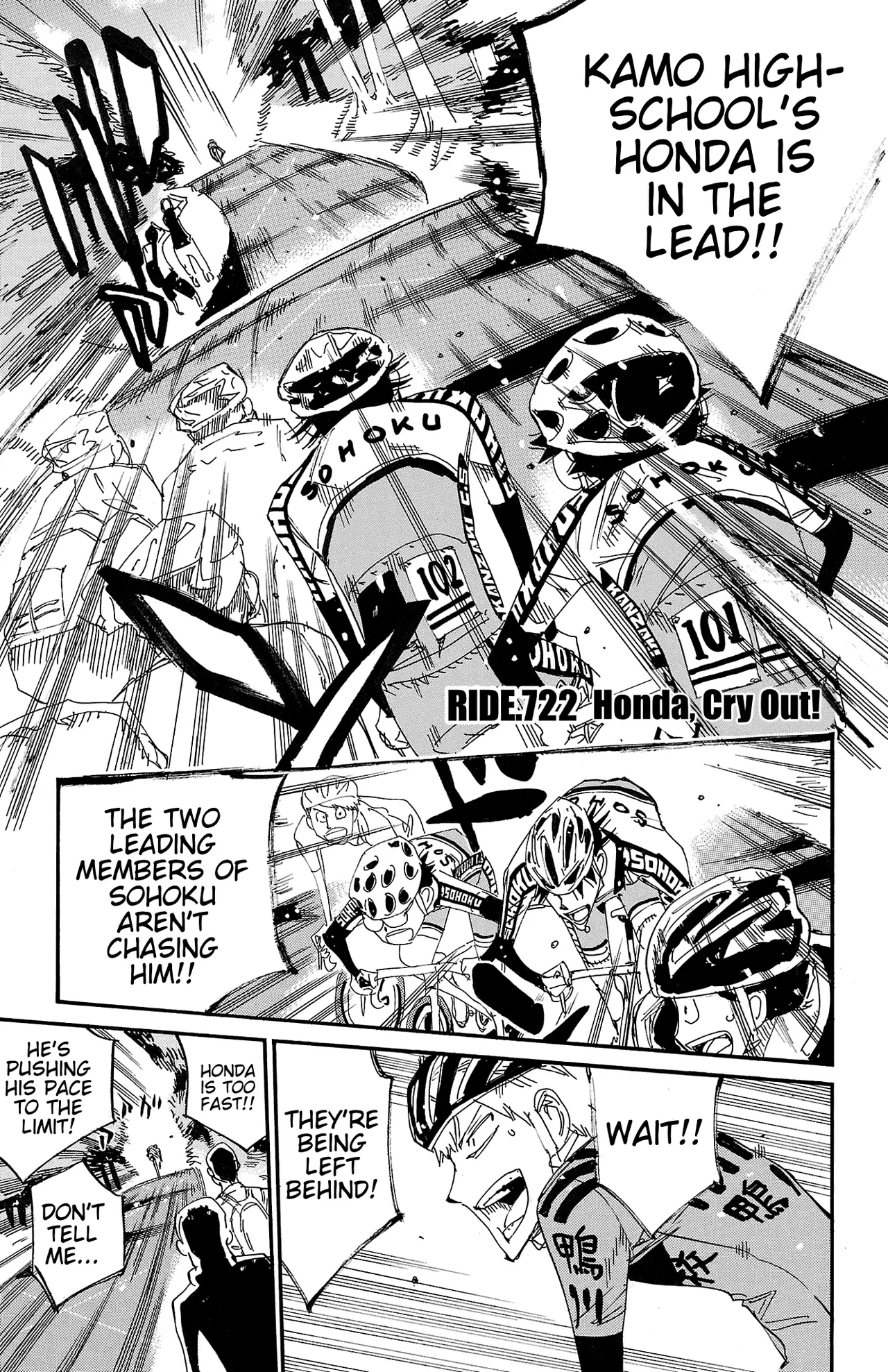Yowamushi Pedal Chapter 722 – Page 1