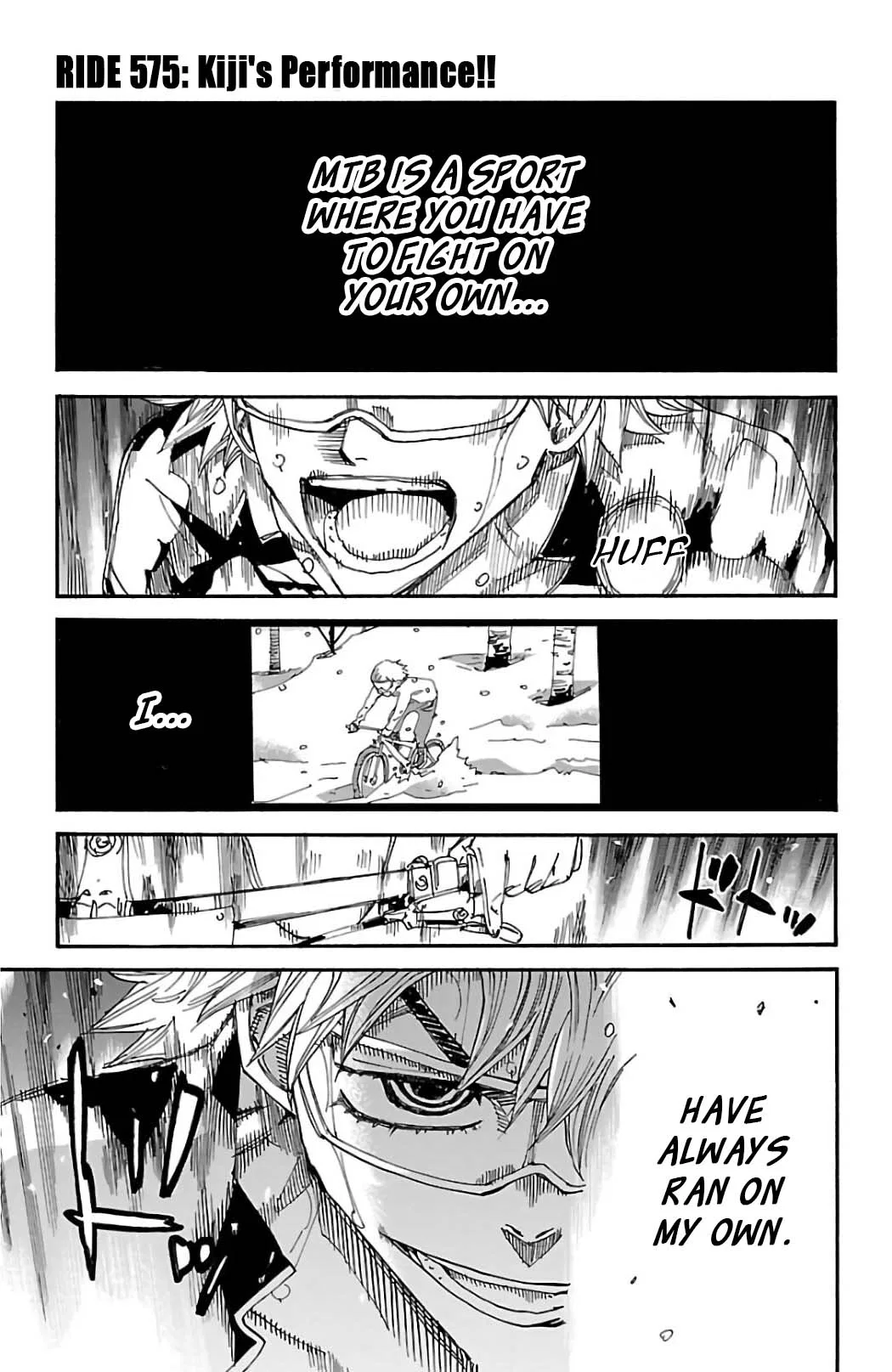 Yowamushi Pedal Chapter 575 – Page 1
