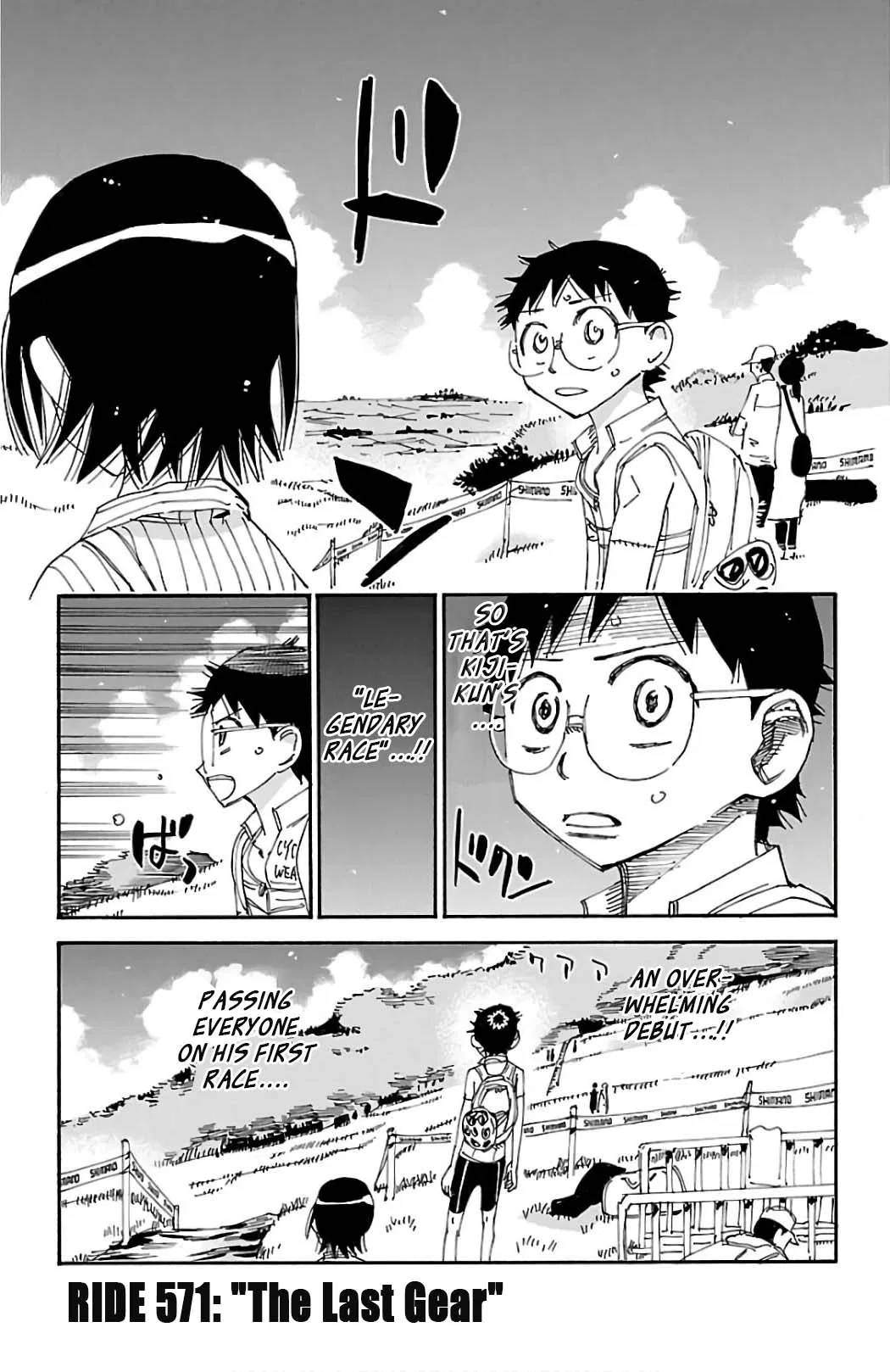 Yowamushi Pedal Chapter 571 – Page 1