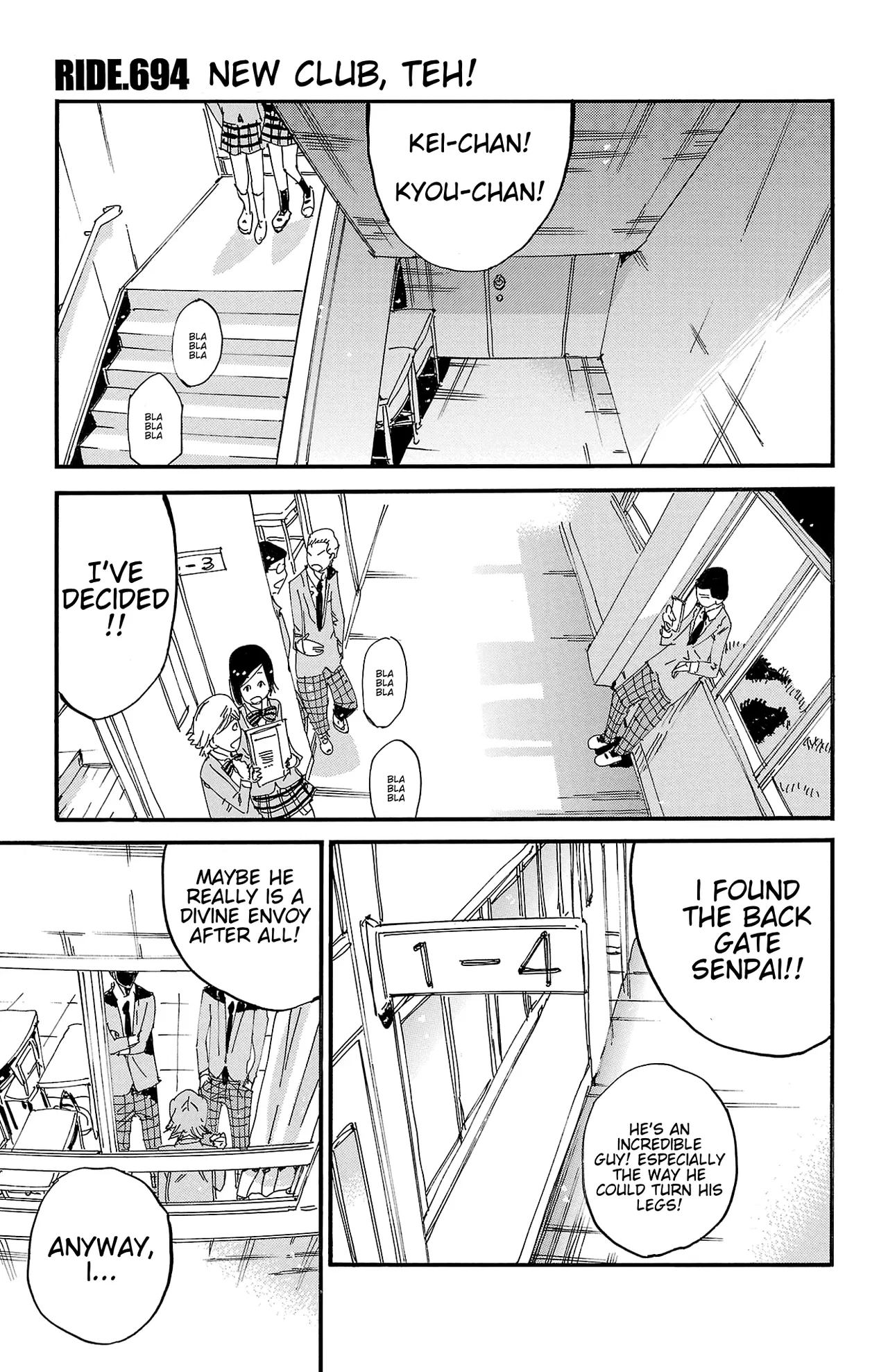 Yowamushi Pedal Chapter 694 – Page 1