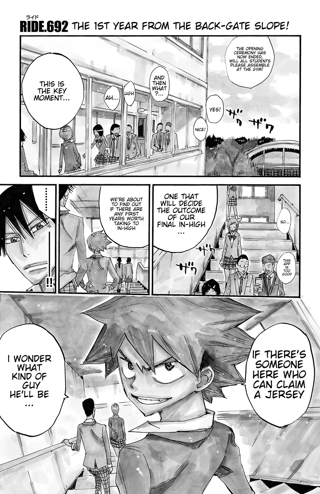 Yowamushi Pedal Chapter 692 – Page 1