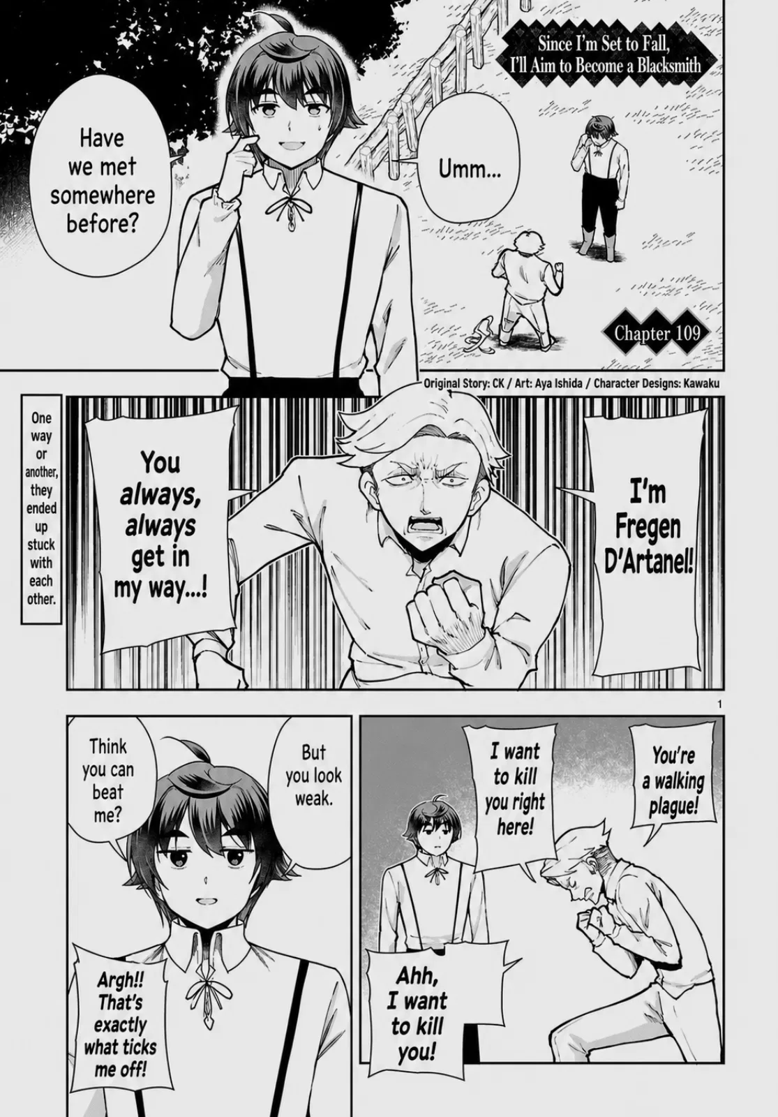 Botsuraku Yotei Nanode, Kajishokunin o Mezasu Chapter 109 – Page 1