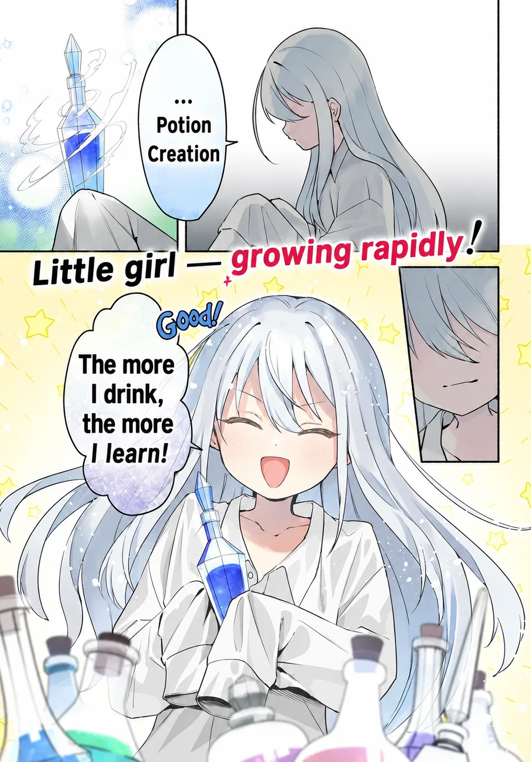 Youjo na Majo to Mori no Kuma-san: Isekai de Potion Tsukutte Nonbiri Slow Life ga Shitai no jaga? Chapter 1 – Page 1