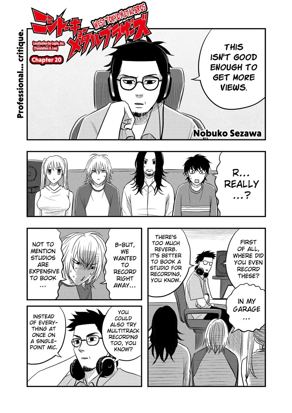 West Tokyo Metal Bros Chapter 20 – Page 1