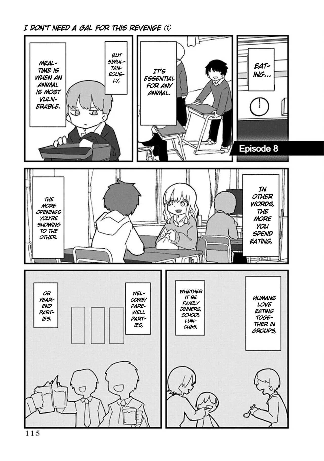 Kono Fukushuu ni Gyaru wa Iranai Chapter 8 – Page 1