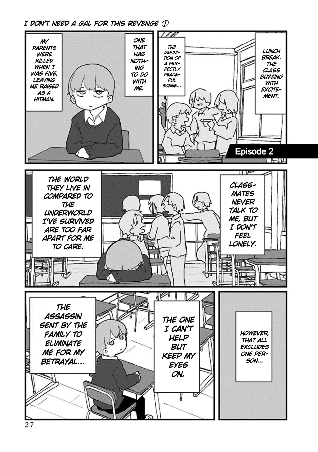 Kono Fukushuu ni Gyaru wa Iranai Chapter 2 – Page 1