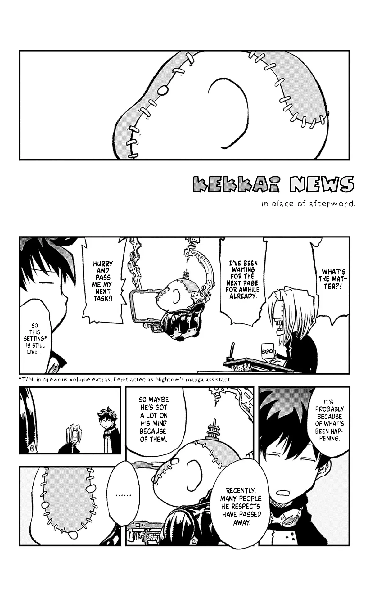 Kekkai Sensen Beat 3 Peat Chapter 6.5 – Page 1