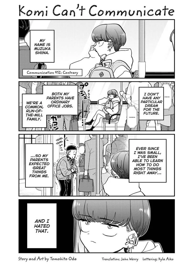 Komi-san wa Komyushou Desu. Chapter 452 – Page 1