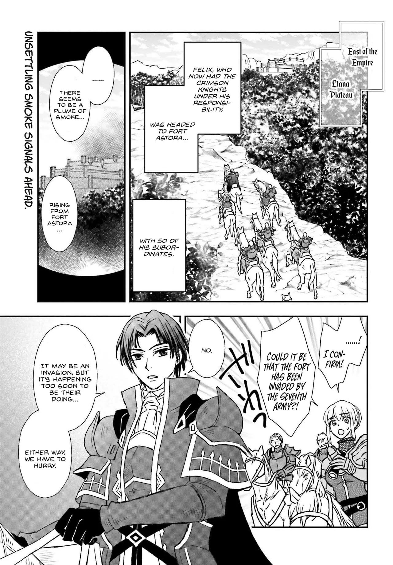 Shinigami ni Sodaterareta Shoujo wa Shikkoku no Tsurugi wo Mune ni Idaku manga Chapter 44 – Page 1