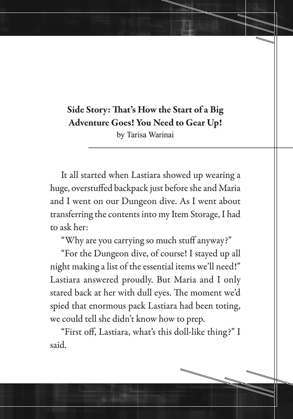 DUNGEON DIVE - Aim for the Deepest Level Chapter 31.5 – Page 1