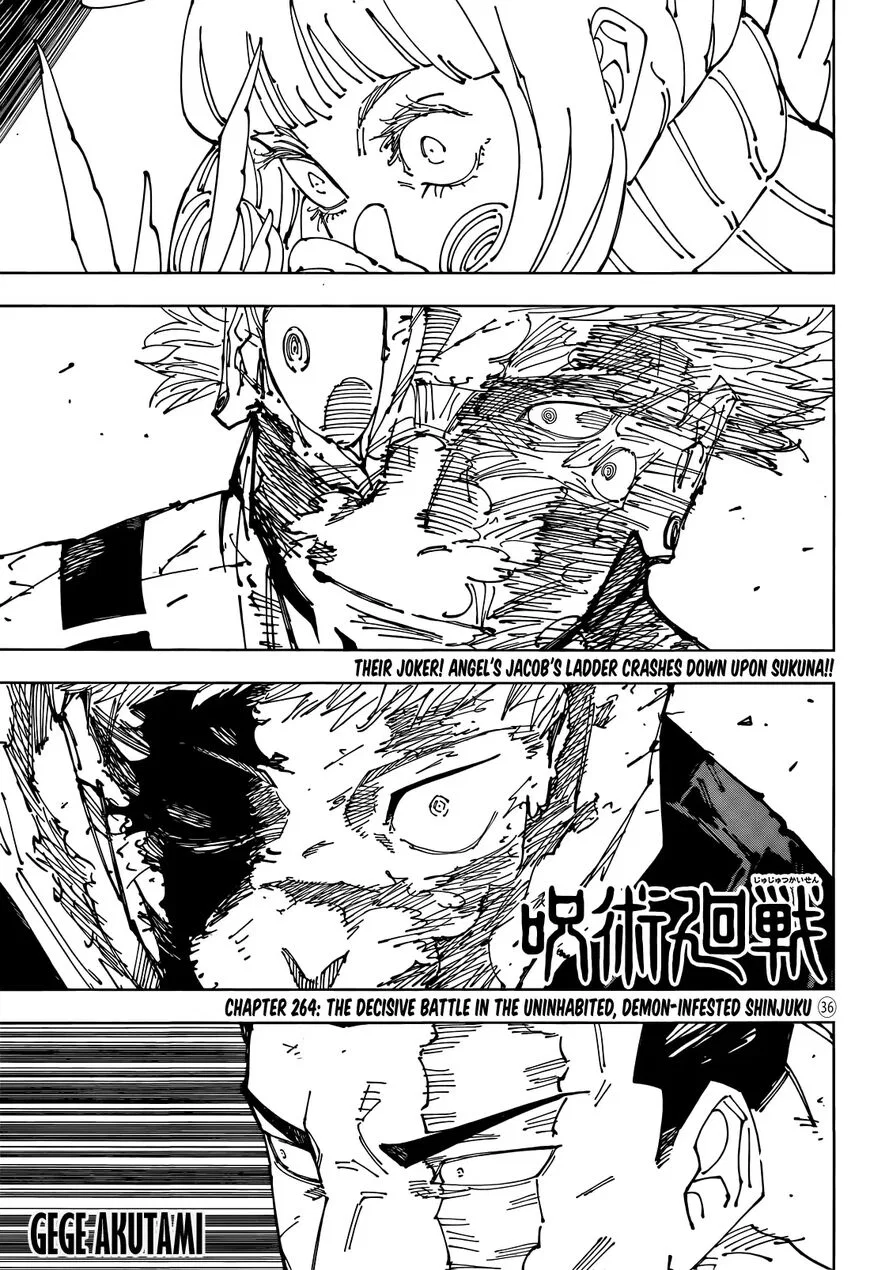 Jujutsu Kaisen Manga Chapter 264 – Page 1