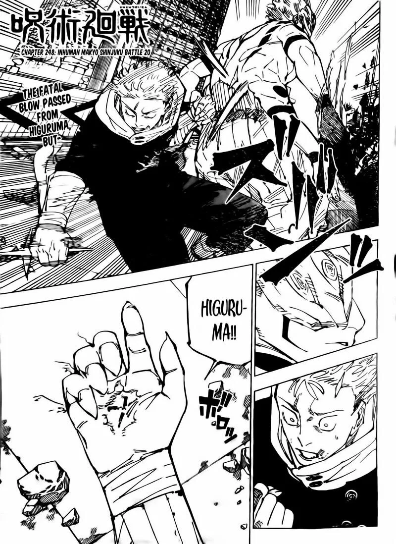 Jujutsu Kaisen Manga Chapter 248 – Page 1