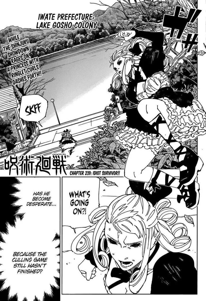 Jujutsu Kaisen Manga Chapter 239 – Page 1