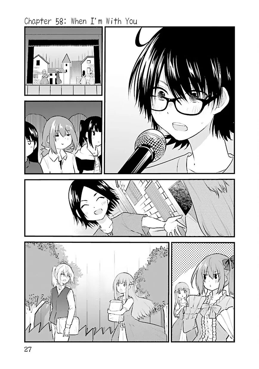 Koe ga dasenai Shoujo wa "Kanojo ga Yasashisugiru" to Omotte iru manga Chapter 58 – Page 1