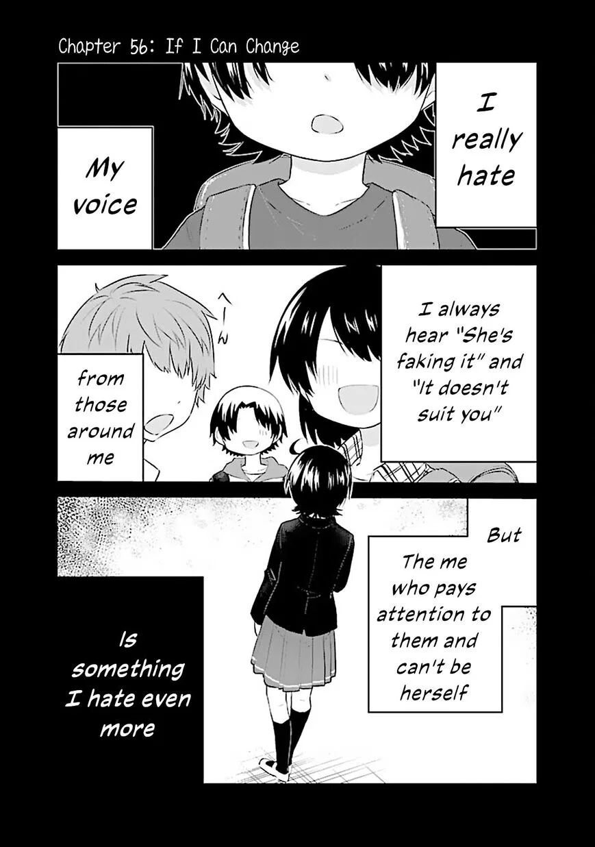 Koe ga dasenai Shoujo wa "Kanojo ga Yasashisugiru" to Omotte iru manga Chapter 56 – Page 1