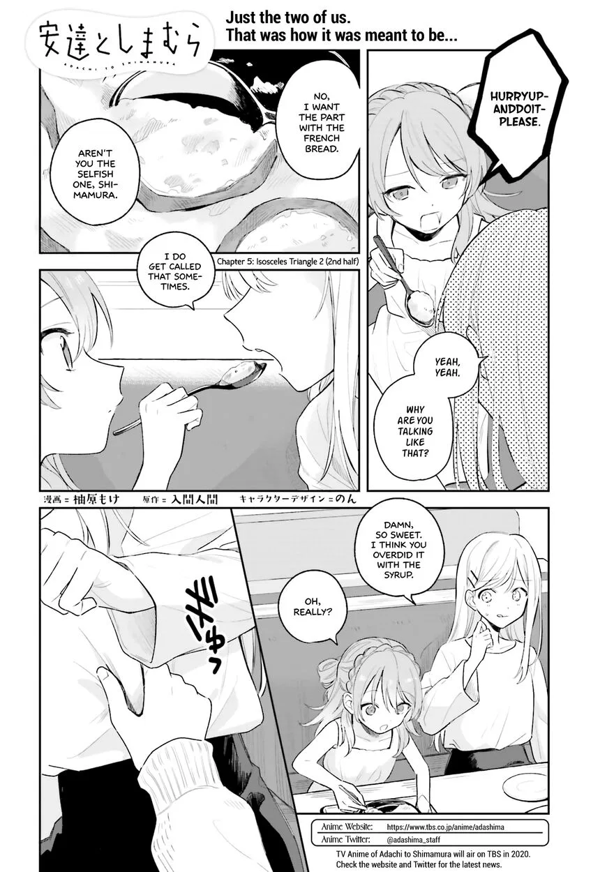Adachi to Shimamura manga Chapter 5 – Page 1