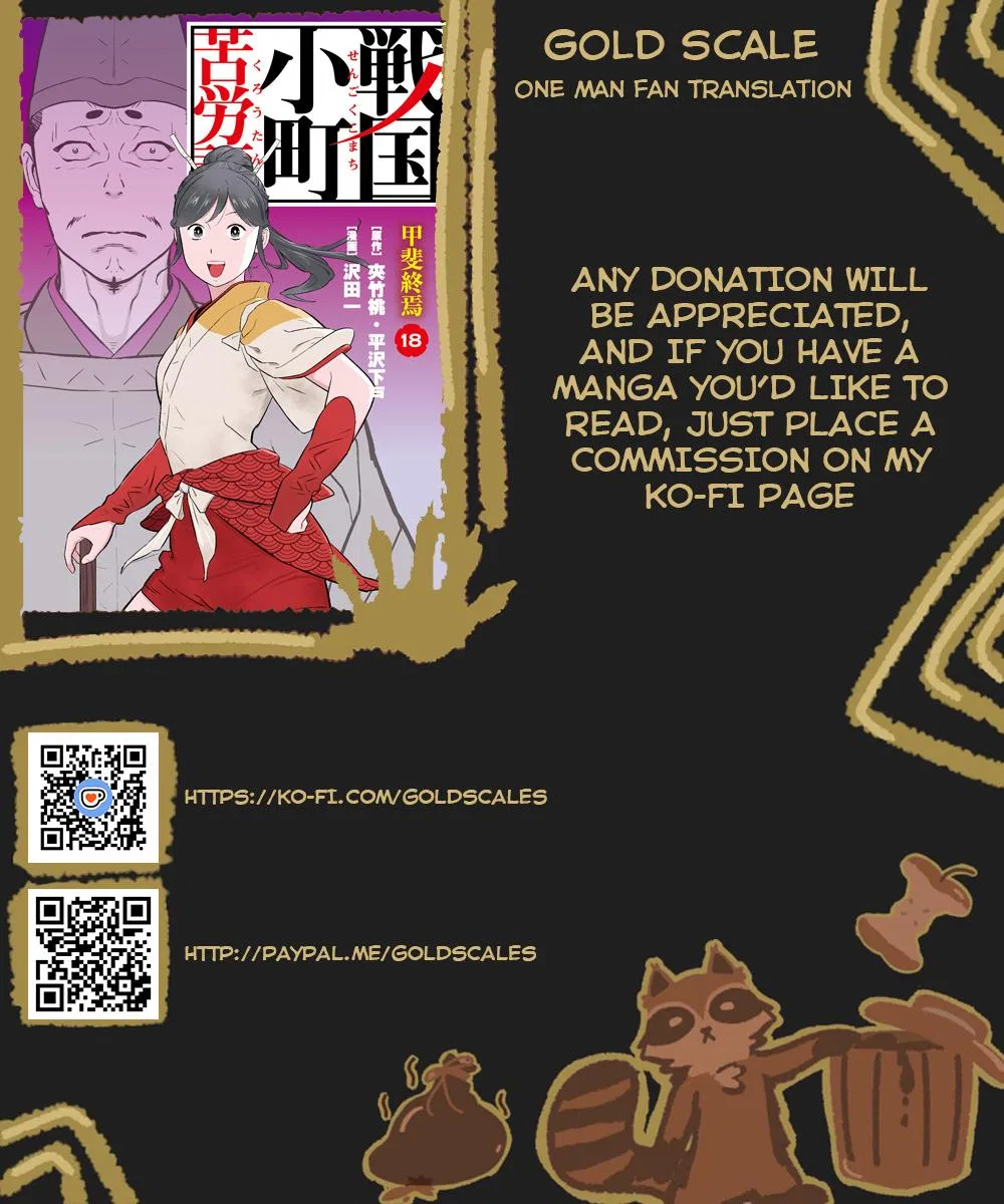 Sengoku Komachi Kuroutan: Noukou Giga Chapter 95 – Page 1
