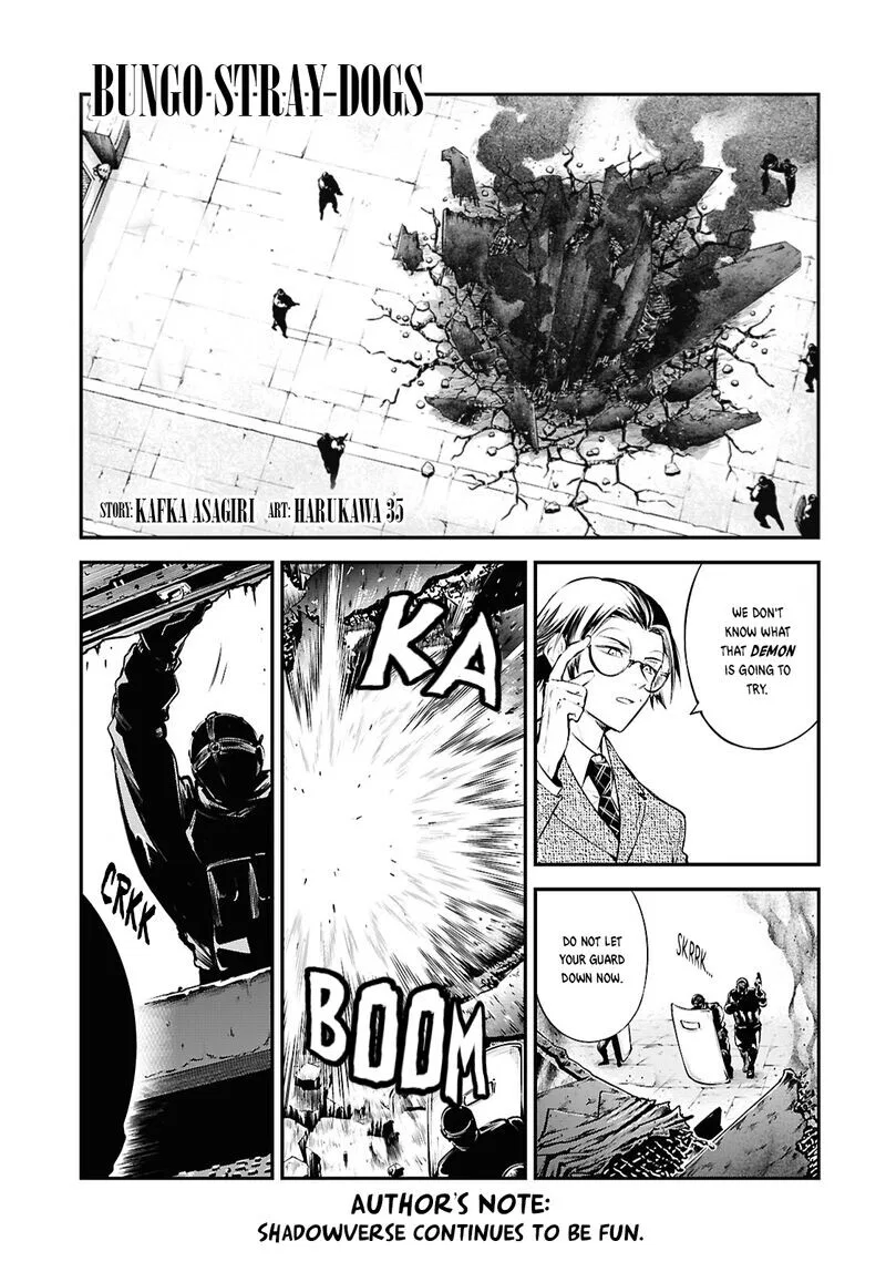 Bungou Stray Dogs manga Chapter 127 – Page 1