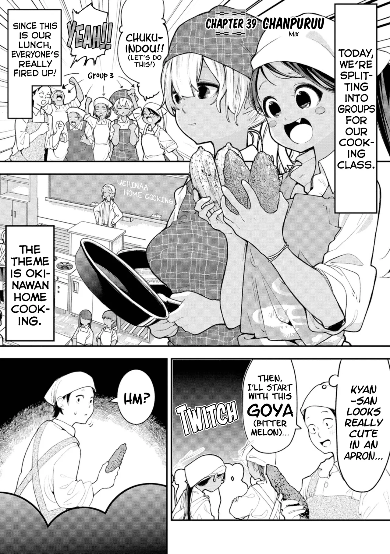 Okinawa de Suki ni Natta ko ga Hougen Sugite Tsura Sugiru manga Chapter 39 – Page 1
