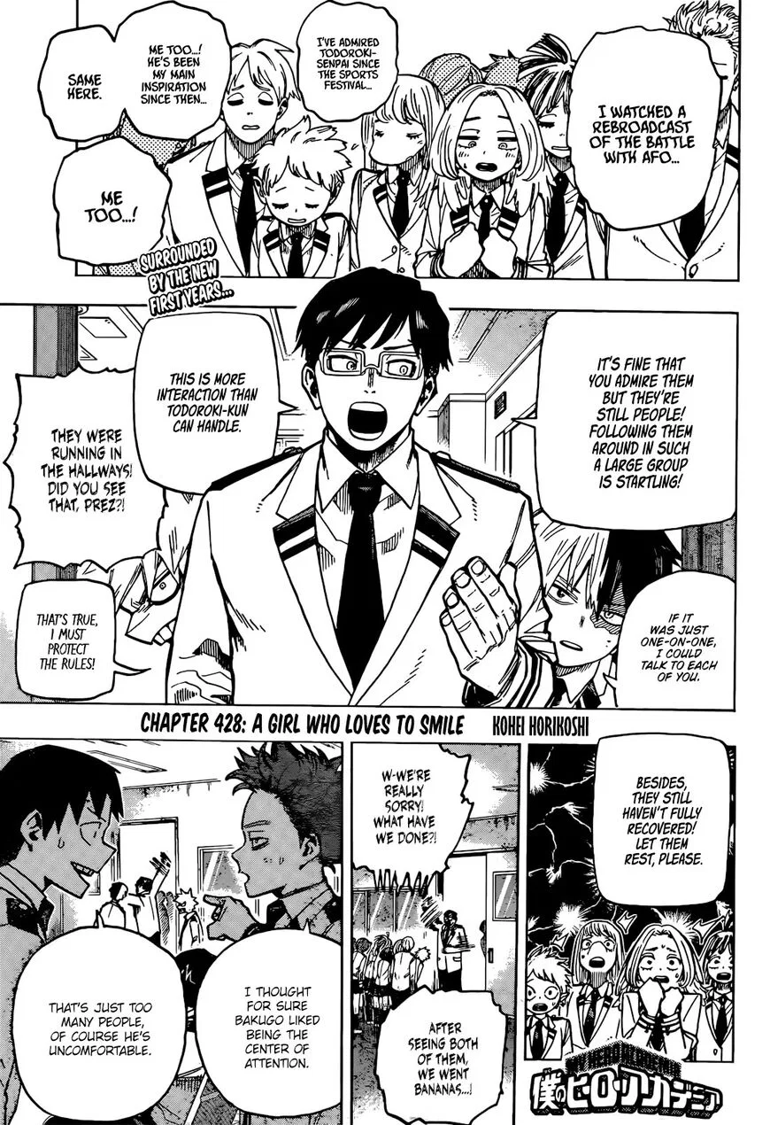 Boku no Hero Academia Manga Chapter 428 – Page 1