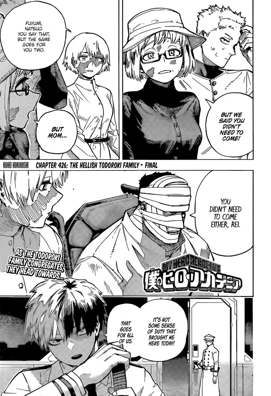 Boku no Hero Academia Manga Chapter 426 – Page 1