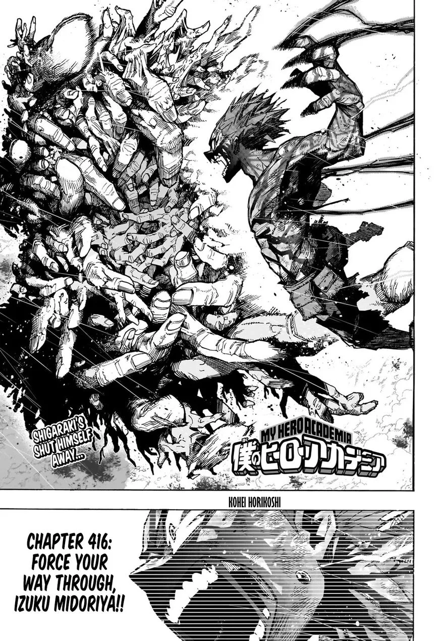 Boku no Hero Academia Manga Chapter 416 – Page 1
