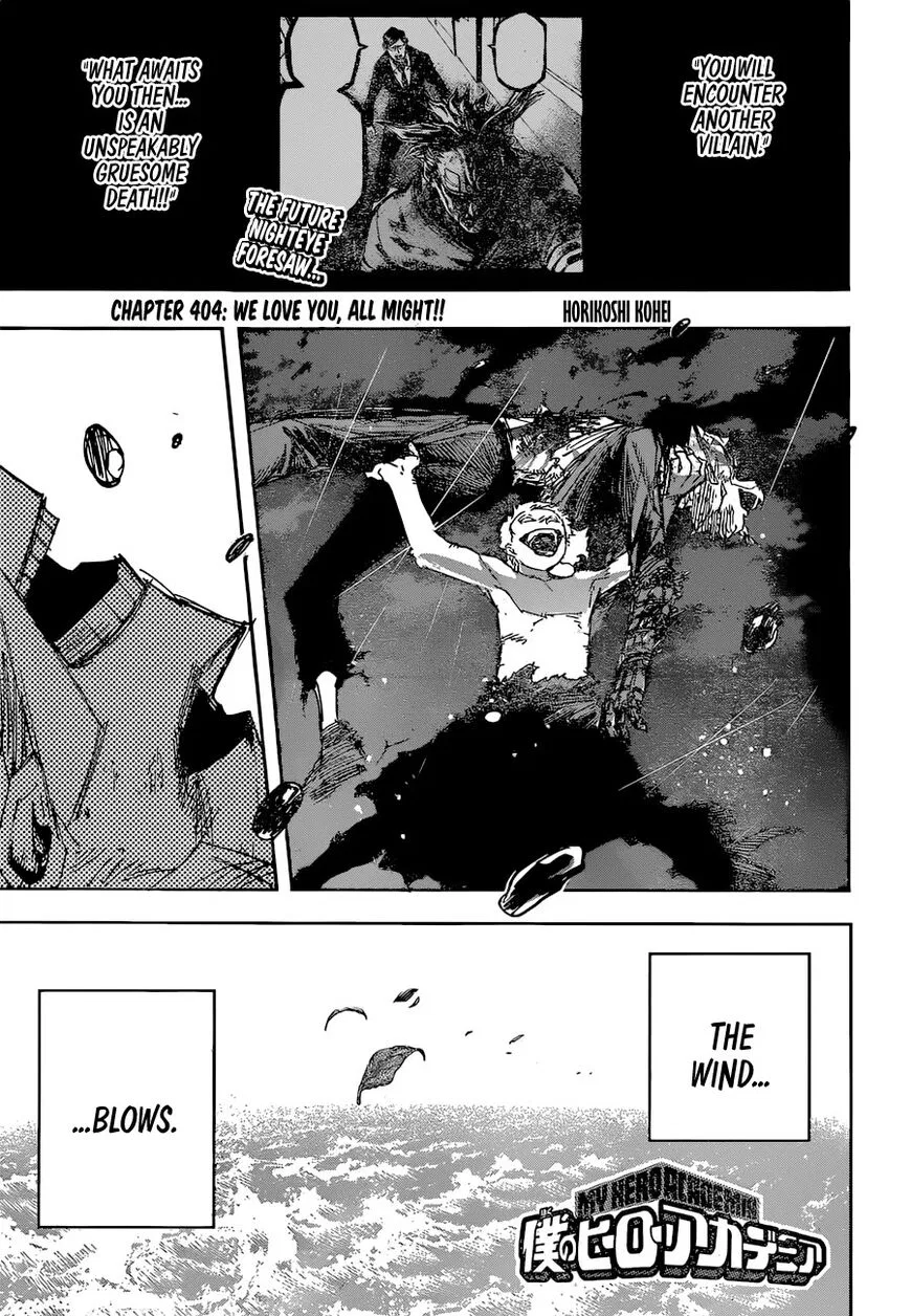 Boku no Hero Academia Manga Chapter 404 – Page 1