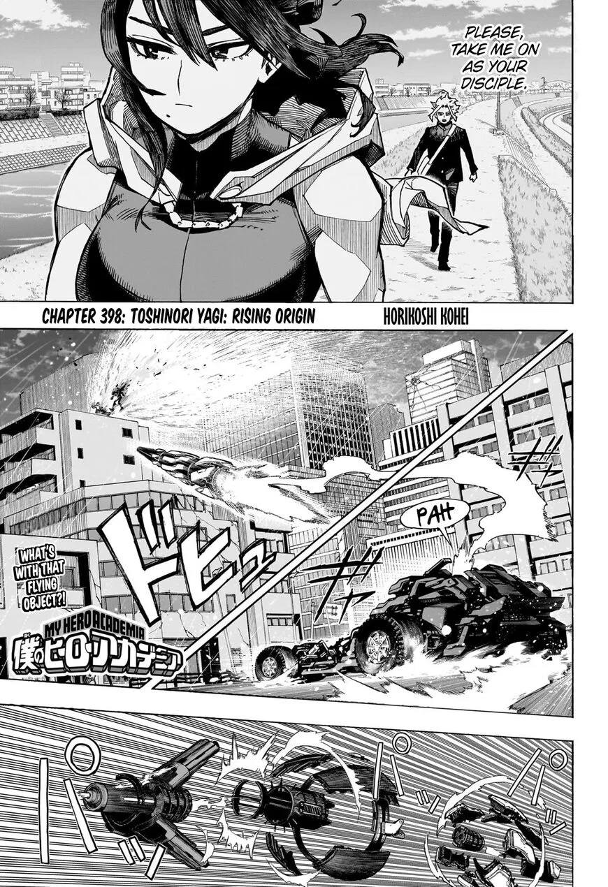 Boku no Hero Academia Manga Chapter 398 – Page 1