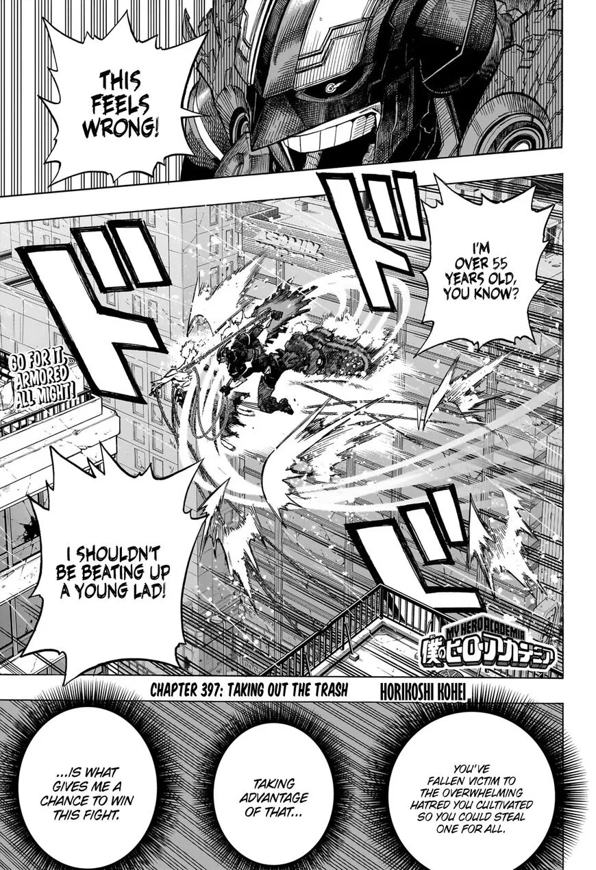 Boku no Hero Academia Manga Chapter 397 – Page 1