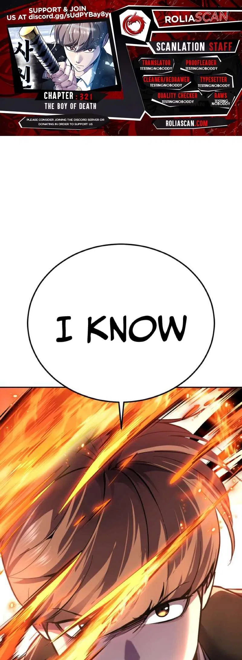 The Boy of Death manga Chapter 321 – Page 1