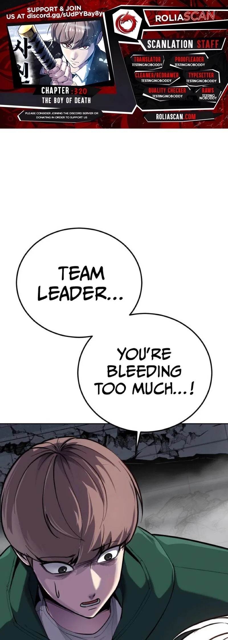 The Boy of Death manga Chapter 320 – Page 1