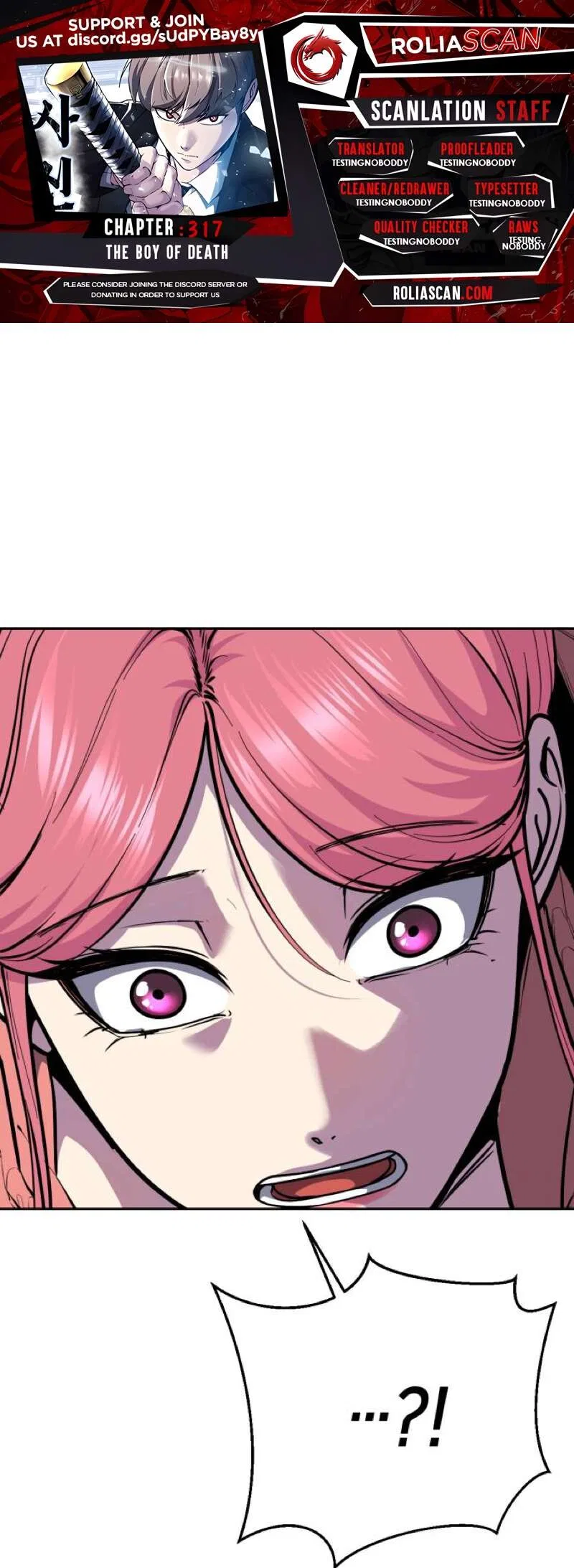 The Boy of Death manga Chapter 317 – Page 1