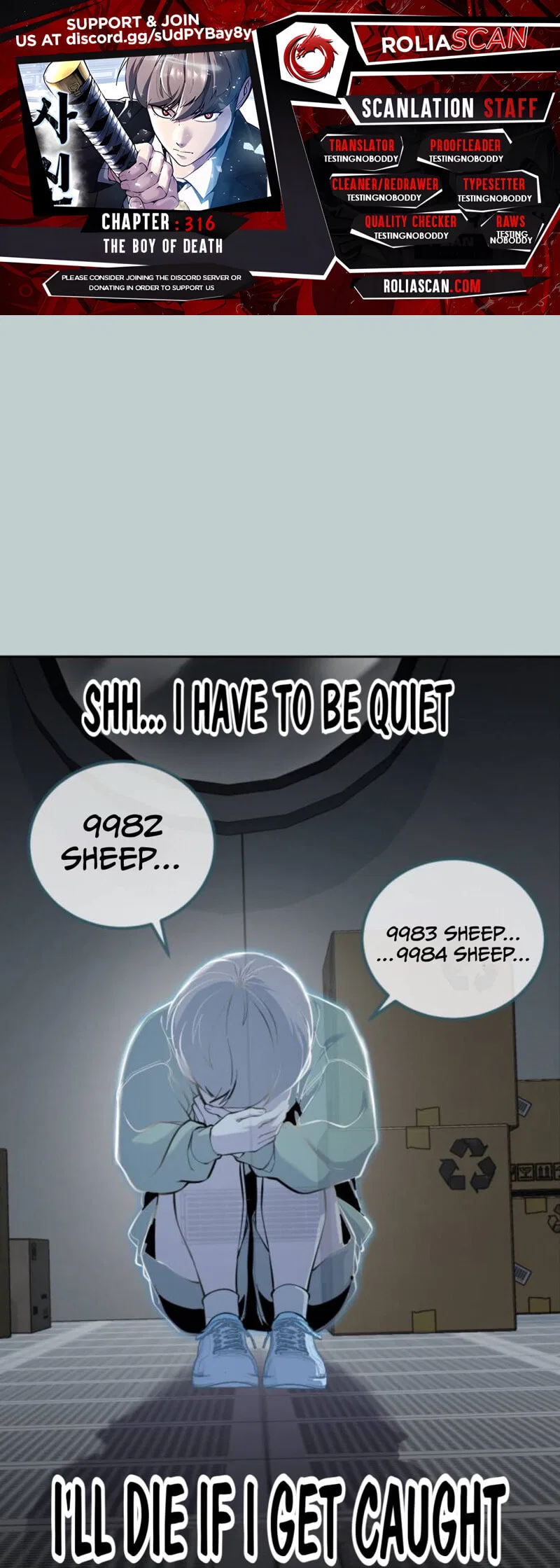 The Boy of Death manga Chapter 316 – Page 1