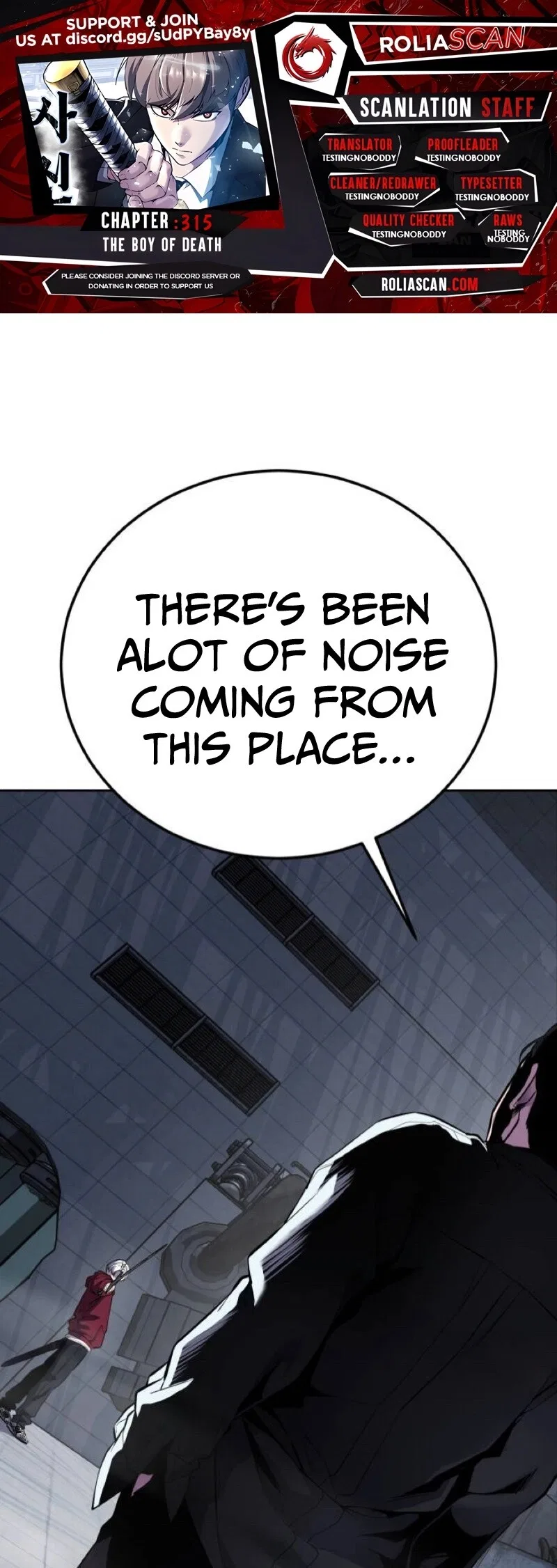 The Boy of Death manga Chapter 315 – Page 1