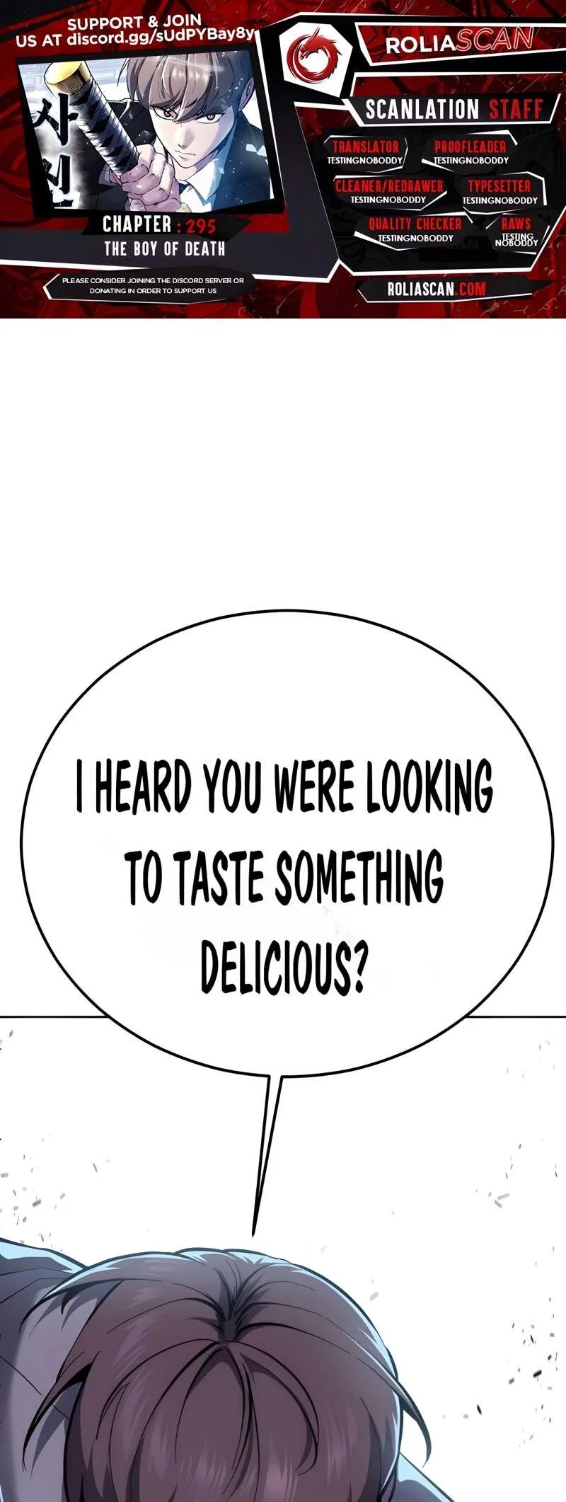 The Boy of Death manga Chapter 295 – Page 1