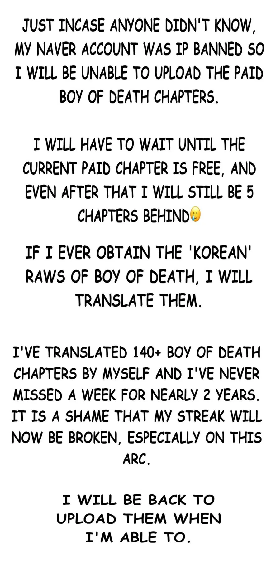 The Boy of Death manga Chapter 292 – Page 1