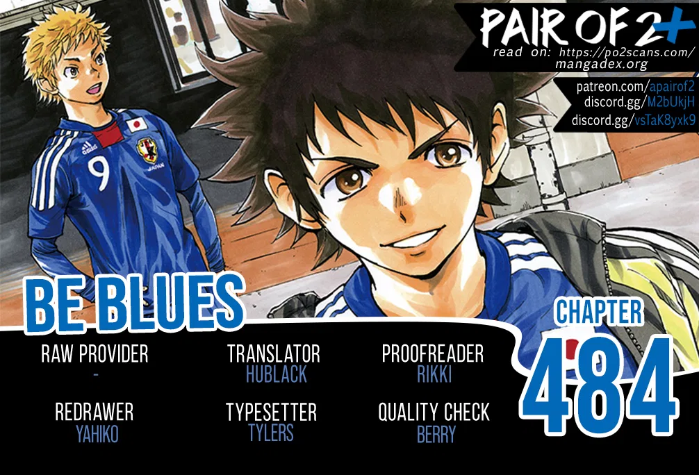BE BLUES ~Ao ni Nare~ Chapter 484 – Page 1
